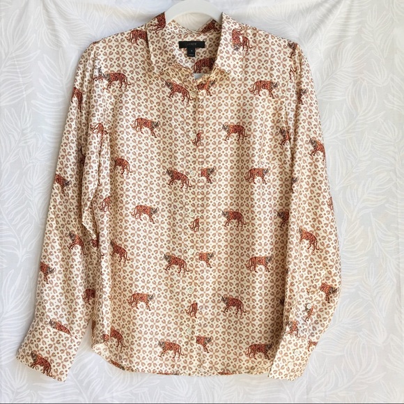 J. Crew | Tops | Jcrew Silk Twill 